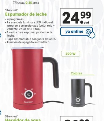 Lidl Espumador de Leche oferta
