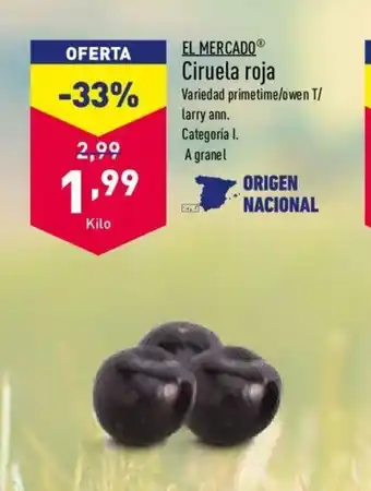ALDI Ciruela Rroja oferta
