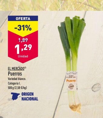 ALDI Puerros oferta