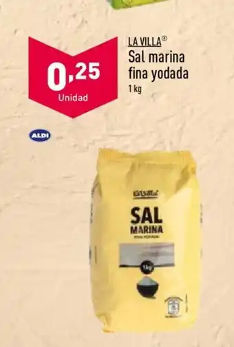 ALDI Sal Marina Fina Yodada oferta