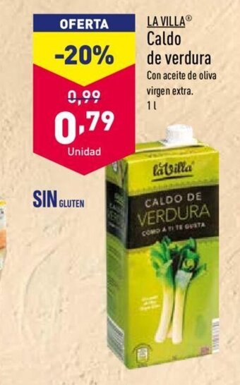 ALDI Caldo de Verdura oferta