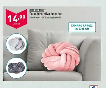 ALDI Cojin Decorativo de Nudos oferta