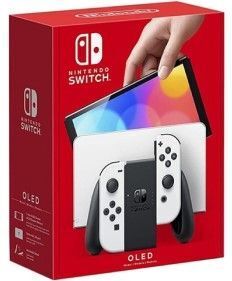 CeX Nintendo switch consola, 64gb oled + blanca joy-con, caja oferta