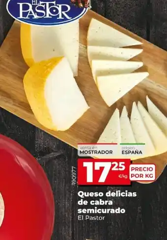 Dia Queso Delicias de Cabra Semicurado oferta