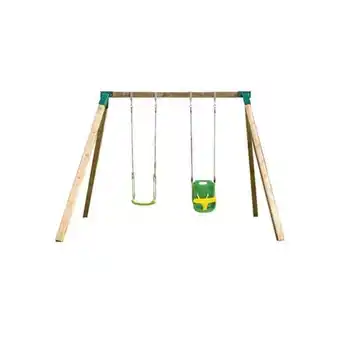 ToysRus Columpio madera karai junior con asiento para bebé oferta