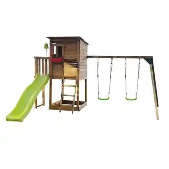 ToysRus Parque juegos infantil de madera taga con columpio doble oferta