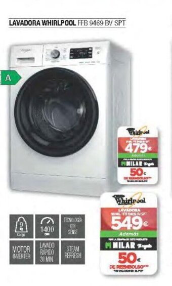 Milar Lavadora whirlpool oferta