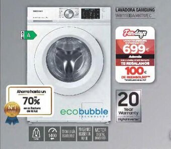 Milar Lavadora samsung oferta