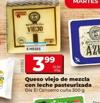 Dia Queso Viejo de Mezcka Con Leche Pasteurizada oferta