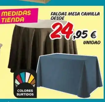 Faldas Mesa Camilla Desde