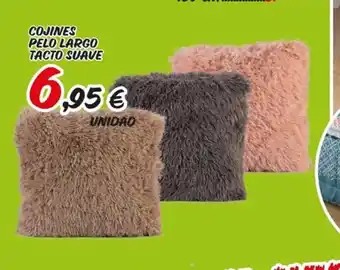 Cojines Pelo Largo Tacto Suave