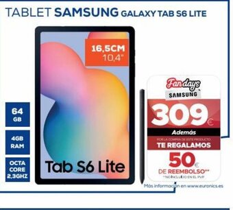 Tiendas Electrón Tablet Samsung Galaxy Tab S6 Lite oferta