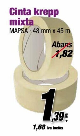 Cinta Krepp Mixta