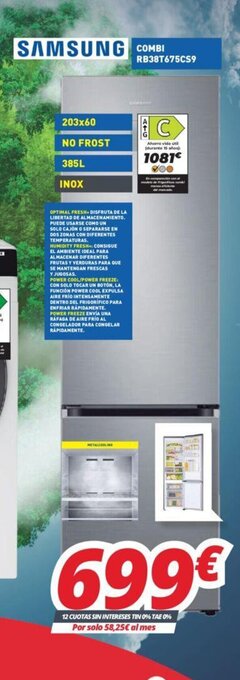 Mi electro Samsung Combi oferta