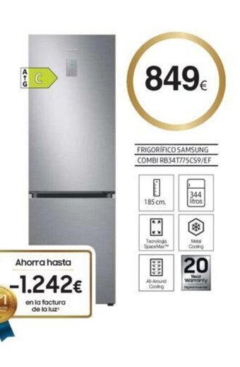 Mi electro Frigorífico Samsung Combi oferta