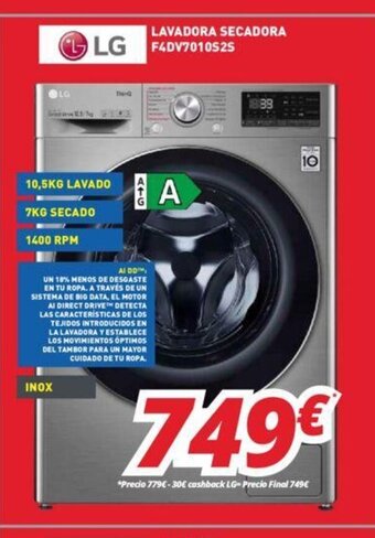 Mi electro LG Lavadora Secadora oferta