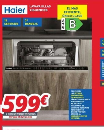 Mi electro Haier Lavavajillas oferta