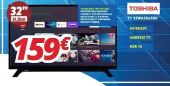 Mi electro Toshiba TV 32WA2063DG oferta