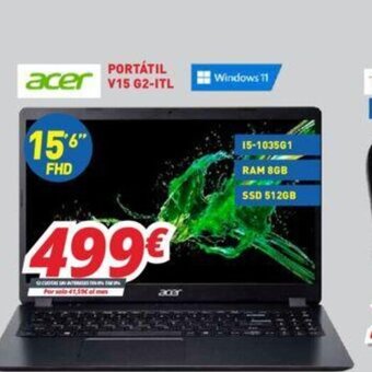 Mi electro Acer Portátil V15 G2-ITL oferta
