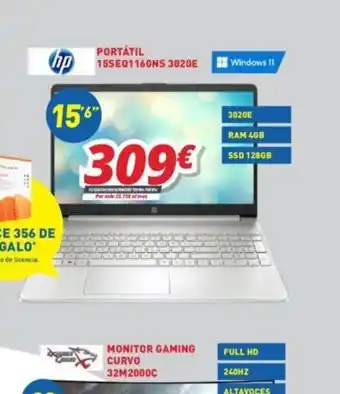 Mi electro Portátil 15SEQ1160NS 3020E oferta