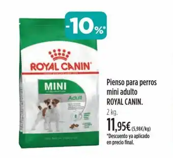 El Corte Inglés Pienso Para Perros Mini Adulto Royal Canin 2kg oferta