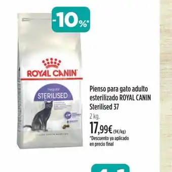 El Corte Inglés Pienso Para Gato Adulto Esterilizado Royal Canin Sterilised 37 2kg oferta