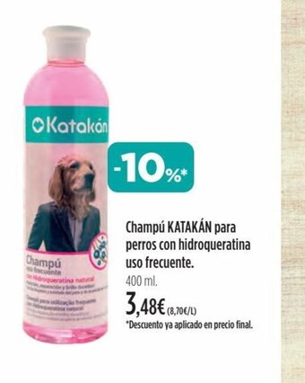 El Corte Inglés Champu Katakan Para Perros Con Hidroqueratina Uso Frecuente oferta