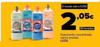 Supeco Suavizante concentrado varios aromas luzil oferta