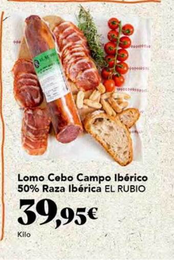 Gadis Lomo cebo campo ibérico 50% raza ibérica el rubio oferta