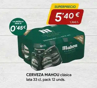 Cerveza mahou clásica