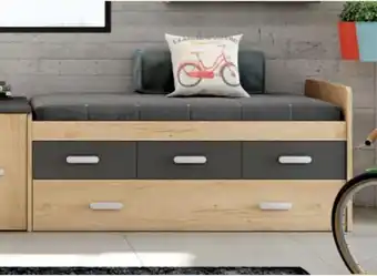 Mobiprix Cama compacta con cama de arrastre y almacenaje modelo speed oferta
