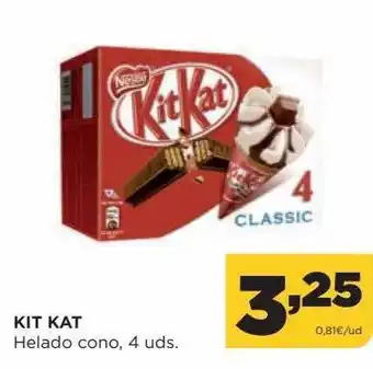 Alimerka Kit kat helado cono 4 oferta