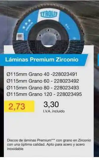 Láminas premium zirconio