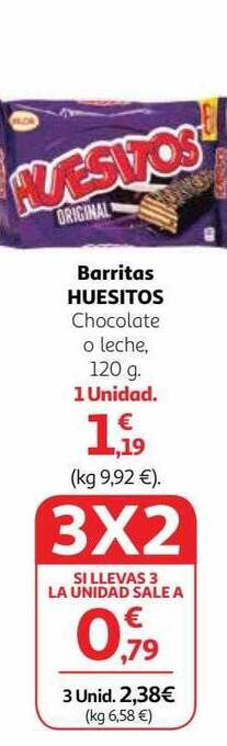 Alcampo Barritas huesitos oferta