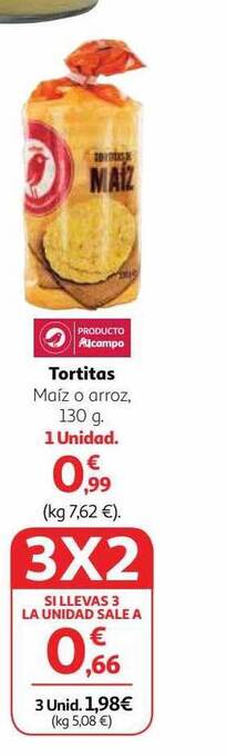 Alcampo Tortitas oferta