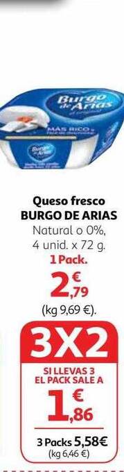 Alcampo Queso fresco burgo de arias oferta