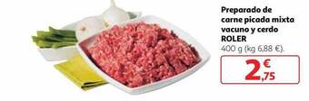 Alcampo Preparado de carne picada mixta vacuno y cerdo roler oferta