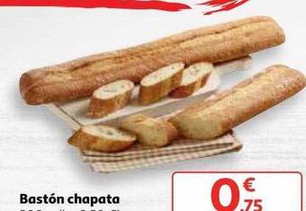 Alcampo Bastón chapata oferta