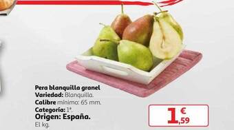 Alcampo Pera blanquilla granel oferta