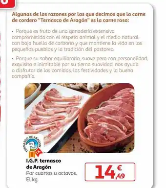 Alcampo I.g.p. ternasco de aragón oferta