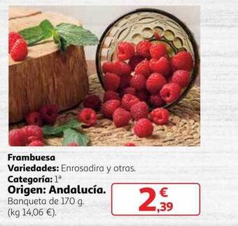 Alcampo Frambuesa oferta