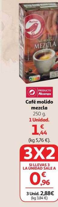 Alcampo Café molido mezcla oferta