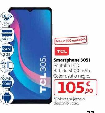 Alcampo Smartphone 305i tcl oferta