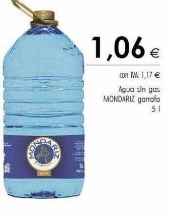 Cash Ifa Agua sin gas mondariz garrafa oferta