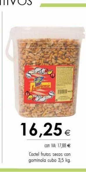 Cash Ifa Coctel frutos secos con gominola cubo oferta