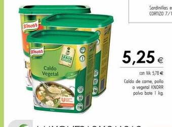 Cash Ifa Caldo de carne pollo o vegetal knorr polvo bote oferta