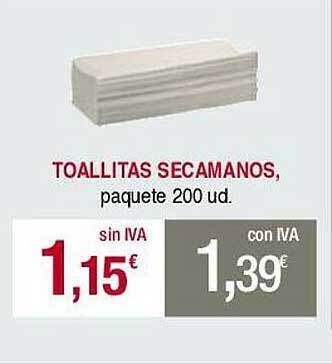 Masymas Toallitas secamanos paquete oferta