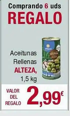 Masymas Aceitunas rellenas alteza oferta