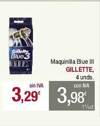 Masymas Maquinilla blue lll gillette oferta