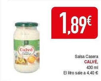 Salsa casera calvé